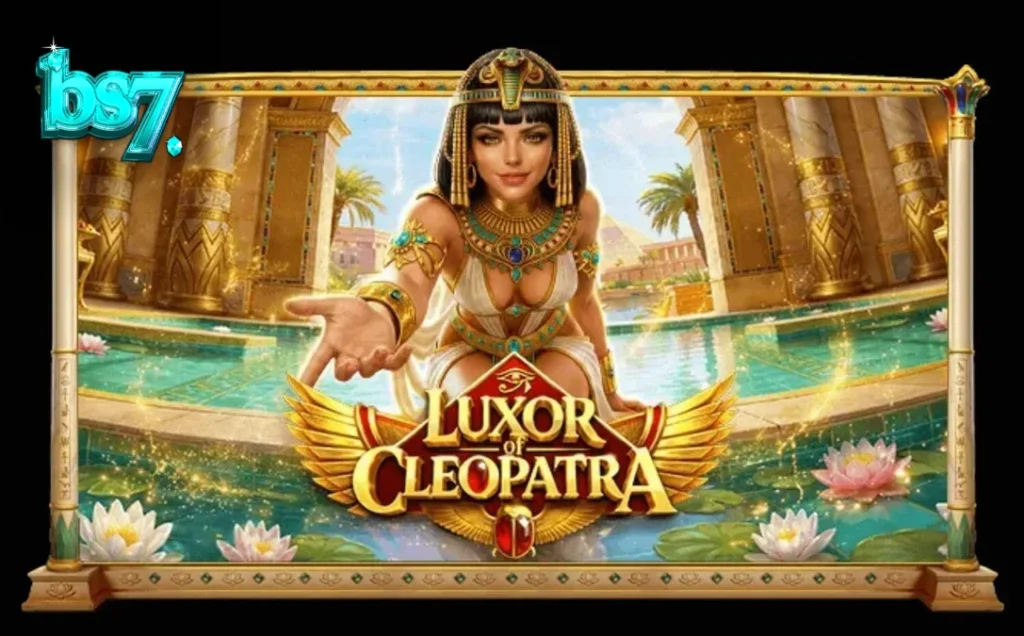 Luxor of Cleopatra slot machine interface com tema egípcio